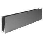 Balustrady całoszklane profil aluminiowy do szkła mocowanie od góry