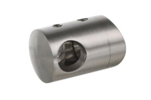 Uchwyt końcowy prawy 12mm/42,4mm (szlif) AISI 304