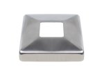 Rozeta maskująca do balustrady 108x108 mm  do profilu 52x52mm (szlif) AISI 304