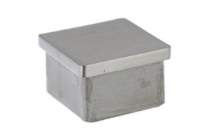 Zaślepka płaska wklejana do profila 40 x 40mm (szlif) AISI 304