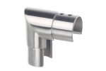 Kolanko pionowe ostre 90° dla pochwytu 42,4mm (szlif) AISI 304
