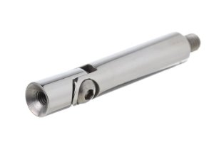 Podpora poręczy regulowana12 x 75mm (poler) AISI 304