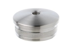 Zaślepka wypukła wbijana w rurę 50,8 x 1,5mm z gwintem M8 (szlif) AISI 304