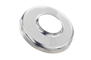 Rozeta maskująca do balustrady z kołnierzem 95mm do rury 42,4mm (poler) AISI 304
