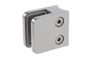 Uchwyt do szkła 45x45mm do rury 50,8mm (szlif) AISI 304