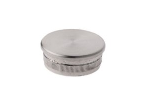 Zaślepka płaska wbijana do rury 50,8X1,5mm (szlif) AISI 304