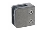 Uchwyt do szkła 52X52 mm do powierzchni płaskiej (surowy) ZAMAK
