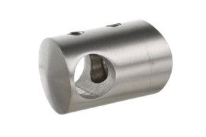 Uchwyt przelotowy 8mm/42,4mm (szlif) AISI 304