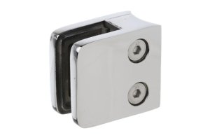 Uchwyt do szkła 45x45mm do rury 42,4mm (poler) AISI 304
