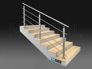 Słupki z profilu 40x40 Wypełnienie z profilu 10x10mm