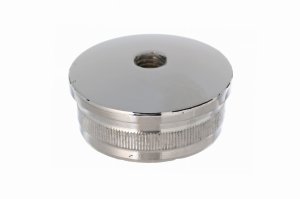 Zaślepka soczewkowa wbijana w rurę 42,4 x 2.0mm z gwintem M8 (poler) AISI 304