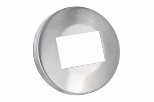 Rozeta maskująca do balustrady 115mm otwór 40x60mm (szlif) AISI 304