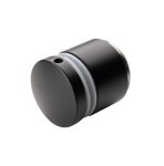 Rotula do szkła Uchwyt punktowy fi50/30mm z regulacją (CZARNY RAL 9005 MAT) AISI 304