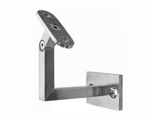 Mocowanie poręczy balustrady do profilu kwadratowe (szlif) AISI 304
