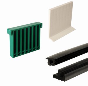 Komplet klinów i uszczelek do profilu aluminiowego. Szkło 17,52mm