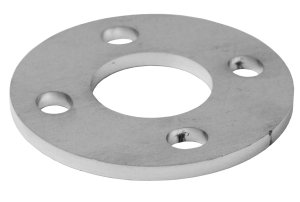 Podstawa do wspawania 100 x 6mm otwór 42,4mm, AISI 304, SUROWA