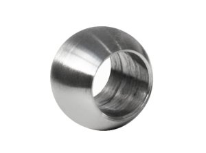 Kula przelotowa do rury 12mm (szlif) AISI 304