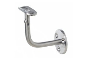 Mocowanie poręczy balustrad regulowane ściana/rura 42,4mm (szlif) AISI 304